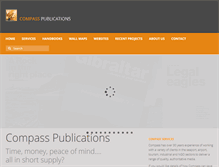 Tablet Screenshot of compass-publications.co.uk